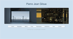 Desktop Screenshot of pierrejeangiloux.com
